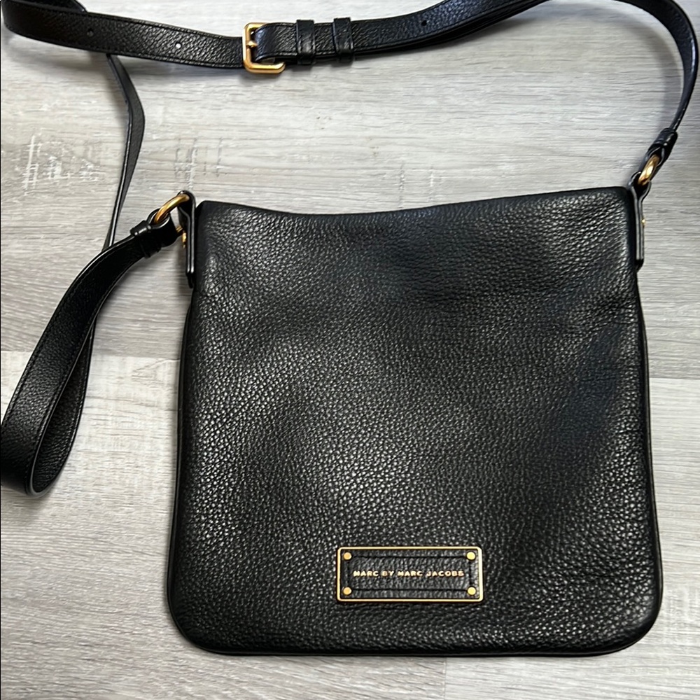 Marc By Marc Jacobs Black Crossbody Bag with Adjustable Strap
